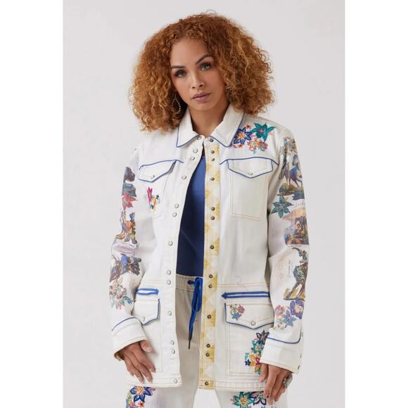 Double D Ranch Embroidered West of the Colorado Jacket 1X NWT Ranch Romance - Picture 3 of 16